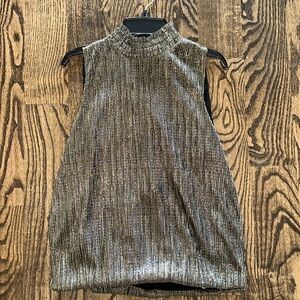 Banana Republic Metallic High-Neck Blouse